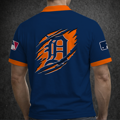 [FLASH SALE] NEW CUSTOMIZED MLB16 DTS DETROIT TIGERS POLO SHIRT
