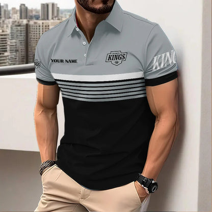 VIRAL EDITION - NEW CUSTOMIZED NHL16 LAK LOS ANGELES KINGS POLO SHIRT, ZIP POLO SHIRT & T-SHIRTS