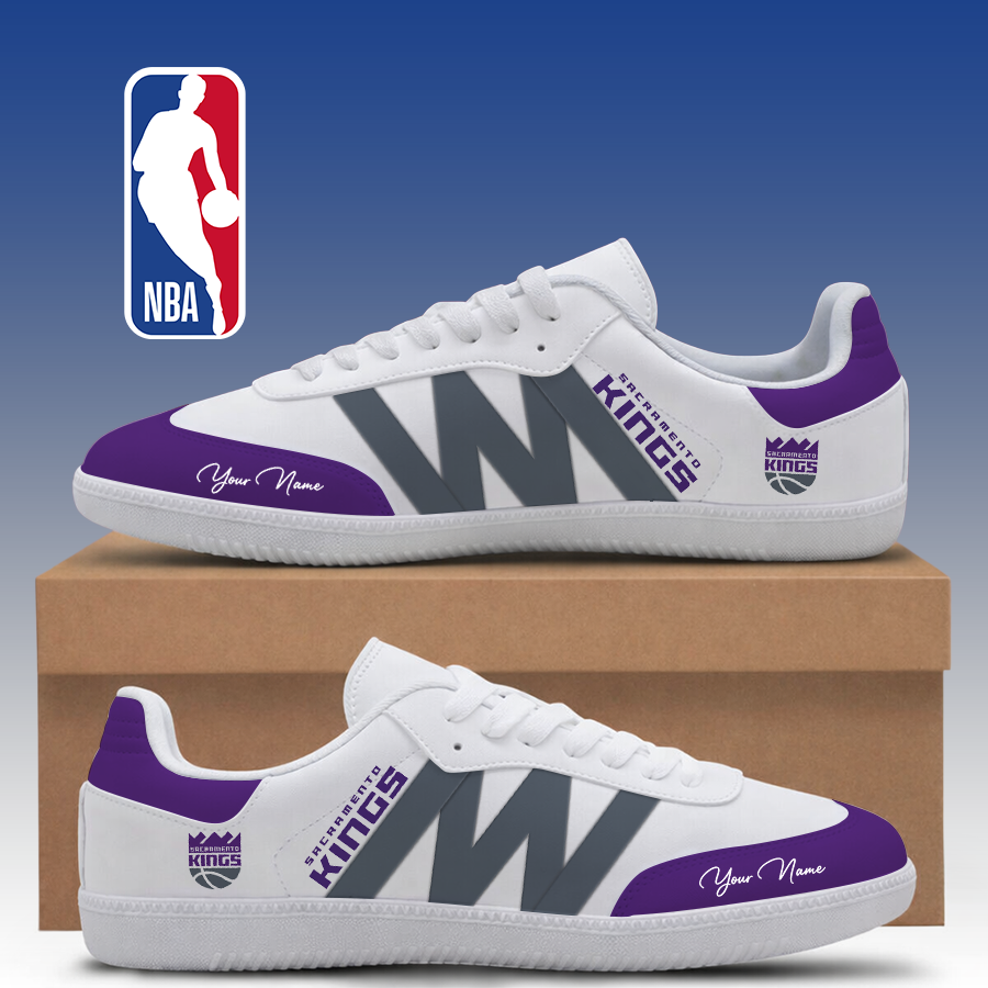 LIMITED EDITION - NEW CUSTOMIZED NBA16 SKI SACRAMENTO KINGS CLASSIC SNEAKERS