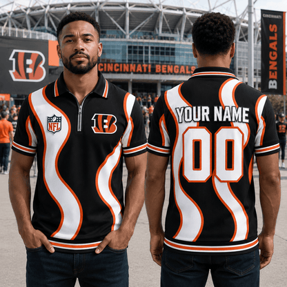 EXCLUSIVE EDITION - NEW CUSTOMIZED NFL16 CCB CINCINNATI BENGALS POLO SHIRT, ZIP POLO SHIRT, T-SHIRT, HOODIE, ZIP HOODIE & SWEATSHIRT