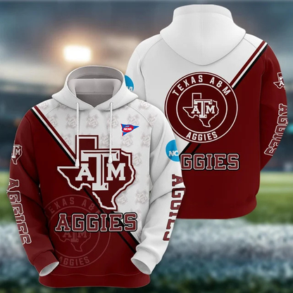 ELITE EDITION - NEW CUSTOMIZED NCAA FBS16 TAA TEXAS A&M AGGIES HOODIE, ZIP HOODIE, T-SHIRT, POLO SHIRT, ZIP POLO SHIRT & SWEATSHIRT