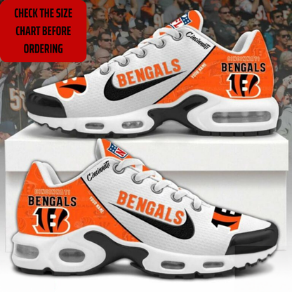 ELITE EDITION - NEW CUSTOMIZED NFL16 CCB CINCINNATI BENGALS AIR MAX PLUS SNEAKERS