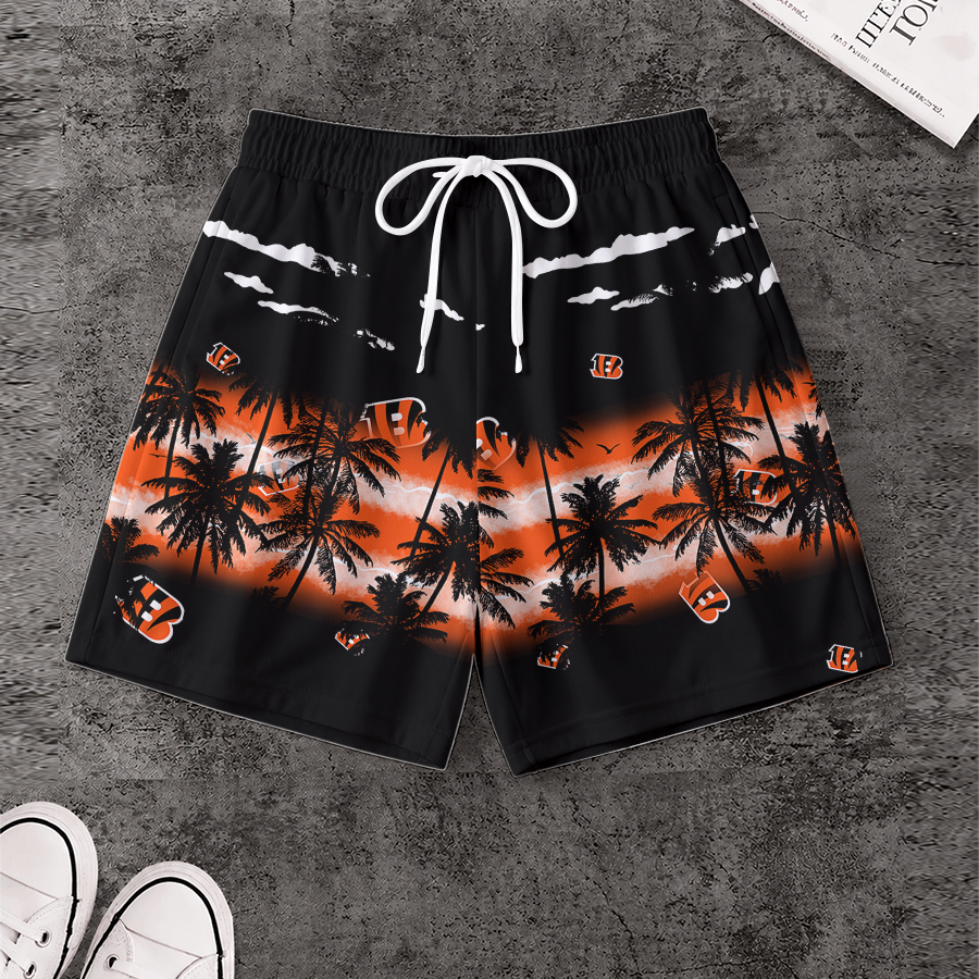 LIMITED EDITION - NEW CUSTOMIZED NFL16 CCB CINCINNATI BENGALS SHORT PANTS