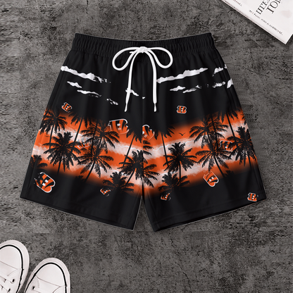 LIMITED EDITION - NEW CUSTOMIZED NFL16 CCB CINCINNATI BENGALS SHORT PANTS
