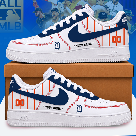 [FLASH SALE] NEW CUSTOMIZED MLB16 DTS DETROIT TIGERS AF1 SHOES