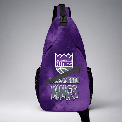 [HOT DEAL]  NEW CUSTOMIZED NBA16 SKI SACRAMENTO KINGS SLING BAG