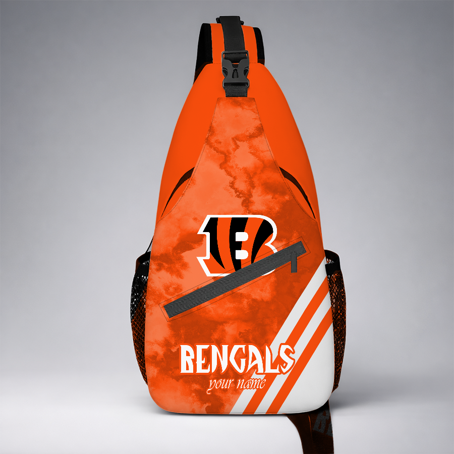[SPECIAL OFFER] NEW CUSTOMIZED NFL16 CCB CINCINNATI BENGALS SLING BAG