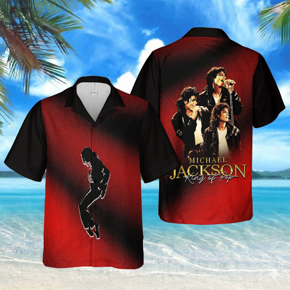 [FAN EXCLUSIVE] NEW CUSTOMIZED MICHAEL JACKSON UNISEX HAWAIIAN SHIRT
