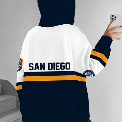 [FAN EXCLUSIVE] NEW CUSTOMIZED MLS16 SDF SAN DIEGO FC ZIP HOODIE