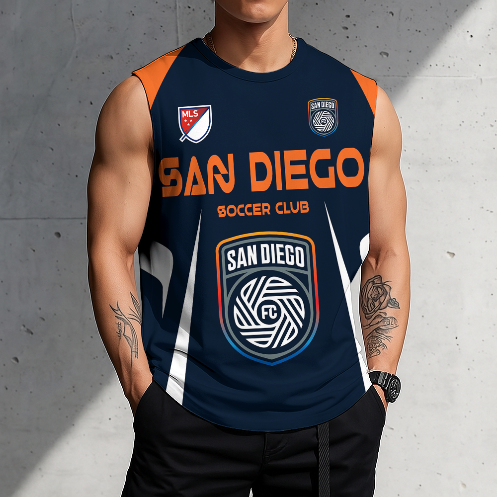 LIMITED EDITION - NEW CUSTOMIZED MLS16 SDF SDG FC TANK TOP & GYM SHIRT