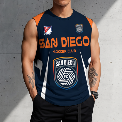 LIMITED EDITION - NEW CUSTOMIZED MLS16 SDF SDG FC TANK TOP & GYM SHIRT