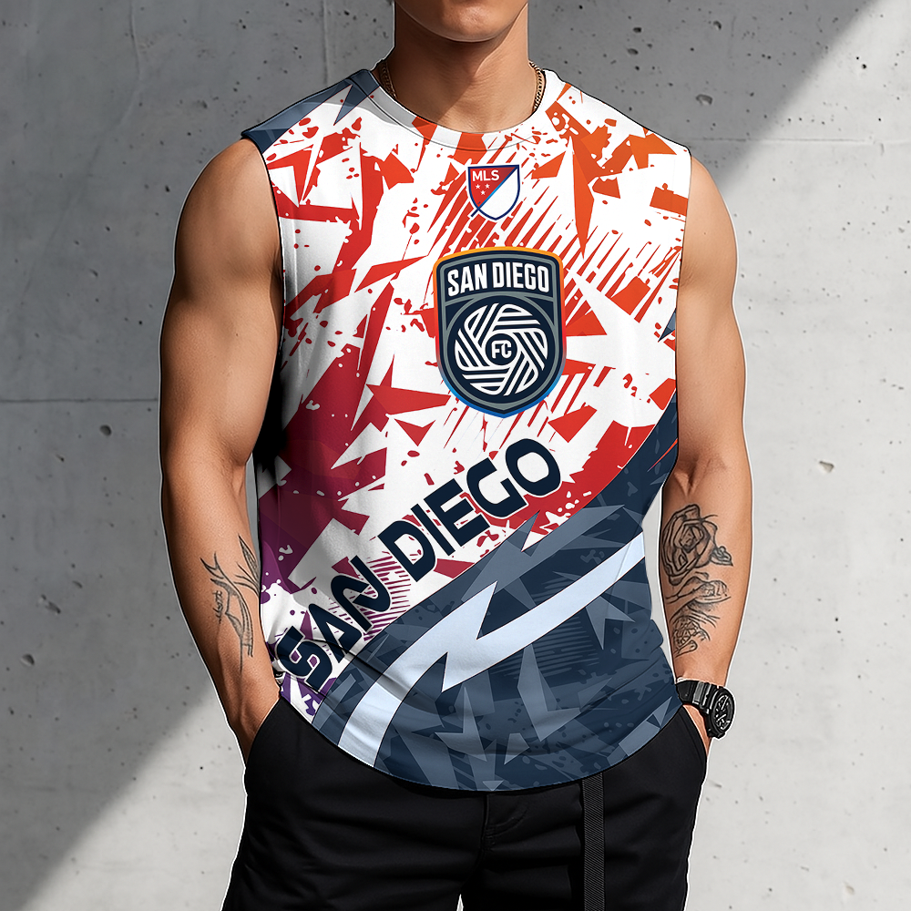 POPULAR NOW - NEW CUSTOMIZED MLS16 SDF SAN DIEGO FC TANK TOP & GYM SHIRT