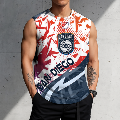 POPULAR NOW - NEW CUSTOMIZED MLS16 SDF SAN DIEGO FC TANK TOP & GYM SHIRT