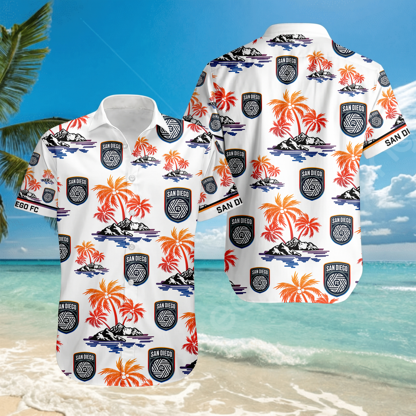 TOP SELLING - NEW CUSTOMIZED MLS16 SDF SAN DIEGO FC UNISEX HAWAIIAN SHIRT