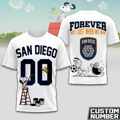 ENDING TODAY - NEW CUSTOMIZED MLS16 SDF SAN DIEGO FC x SNOOPY HOODIE, T-SHIRTS, ZIP HOODIE, SWEATSHIRTS & POLO