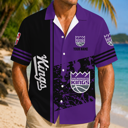 LIMITED EDITION - NEW CUSTOMIZED NBA16 SKI SACRAMENTO KINGS UNISEX HAWAIIAN SHIRT