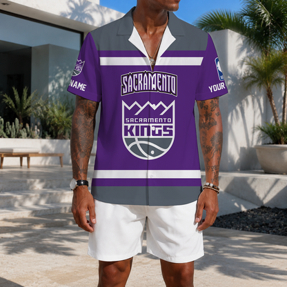 EXCLUSIVE EDITION - NEW CUSTOMIZED NBA16 SKI SACRAMENTO KINGS UNISEX HAWAIIAN SHIRT