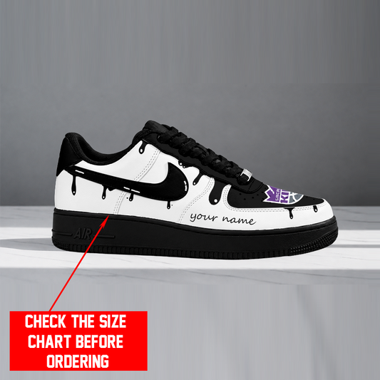 [HOT DEAL] NEW CUSTOMIZED NBA16 SKI SACRAMENTO KINGS AF1 SHOES