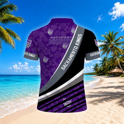 [HOT DEAL] NEW CUSTOMIZED NBA16 SKI SACRAMENTO KINGS POLO SHIRT
