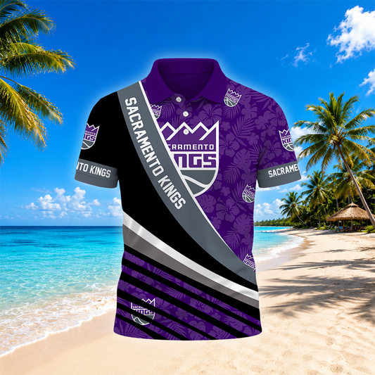 [HOT DEAL] NEW CUSTOMIZED NBA16 SKI SACRAMENTO KINGS POLO SHIRT