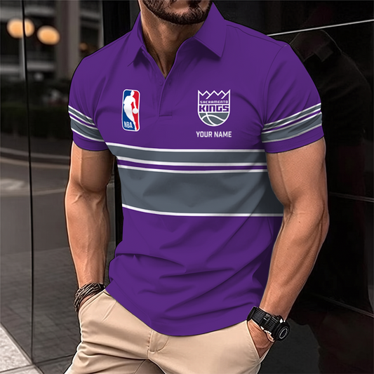 [HOT DEAL] NEW CUSTOMIZED NBA16 SKI SACRAMENTO KINGS POLO SHIRT