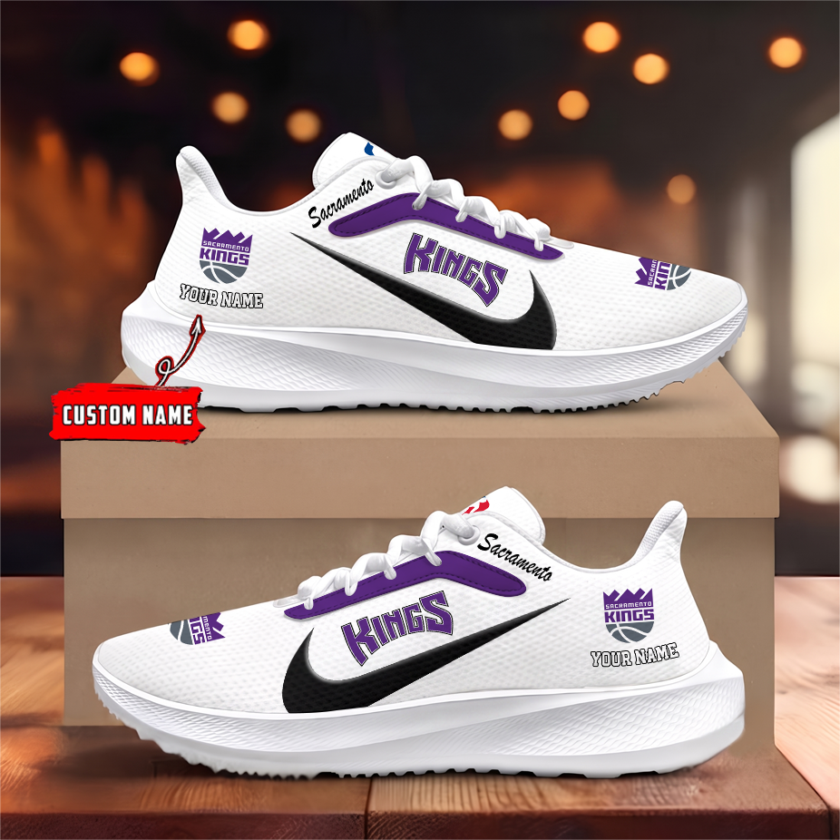[HOT DEAL] NEW CUSTOMIZED NBA16 SKI SACRAMENTO KINGS ROAD RUNNING SHOES