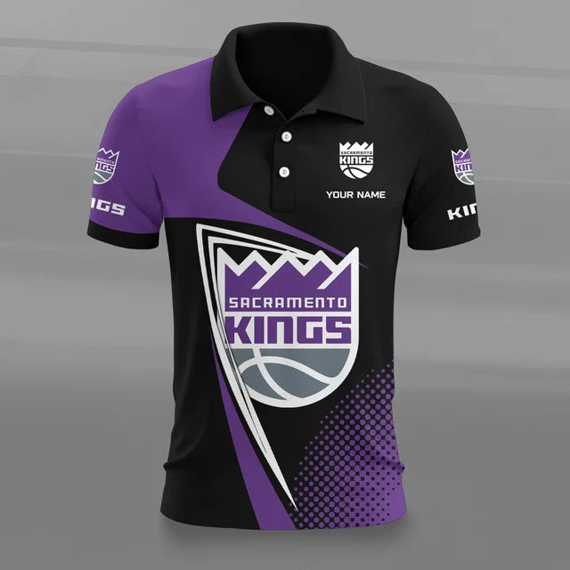 [HOT DEAL] NEW CUSTOMIZED NBA16 SKI SACRAMENTO KINGS POLO SHIRT