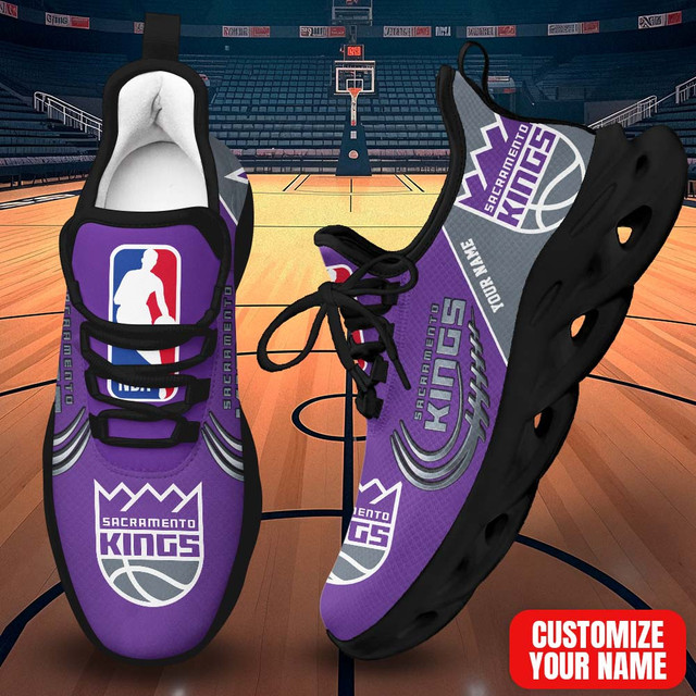 LIMITED EDITION - NEW CUSTOMIZED NBA16 SKI SACRAMENTO KINGS PREMIUM CLUNKY SNEAKERS