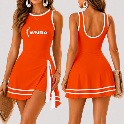 [FAN FAVORITE] NEW CUSTOMIZED WNBA16 WOMEN'S NATIONAL BASKETBALL ASSOCIATION WOMEN'S SUMMER SKORT DRESS