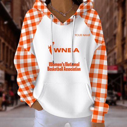 [FAN FAVORITE] NEW CUSTOMIZED WNBA16 WOMEN'S NATIONAL BASKETBALL ASSOCIATION RIBBED HOODIE & SWEATSHIRT