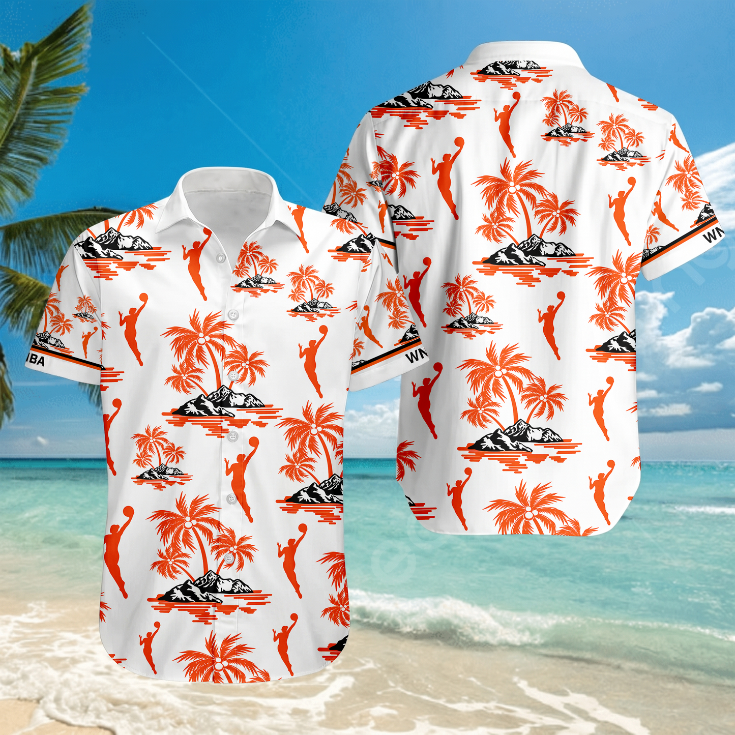 ENDING TODAY - NEW CUSTOMIZED WNBA16 WOMEN'S NATIONAL BASKETBALL ASSOCIATION UNISEX HAWAIIAN SHIRT