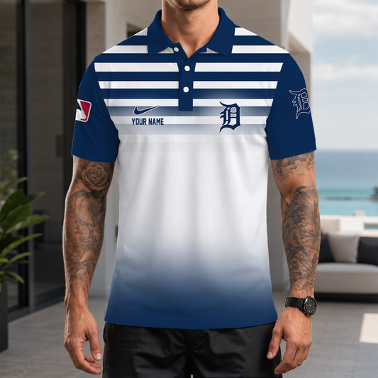 [FLASH SALE] NEW CUSTOMIZED MLB16 DTS DETROIT TIGERS POLO SHIRT