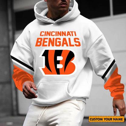 ELITE EDITION - NEW CUSTOMIZED NFL16 CCB CINCINNATI BENGALS HOODIE, ZIP HOODIE, POLO SHIRT, ZIP POLO SHIRT, T-SHIRT & SWEATSHIRT