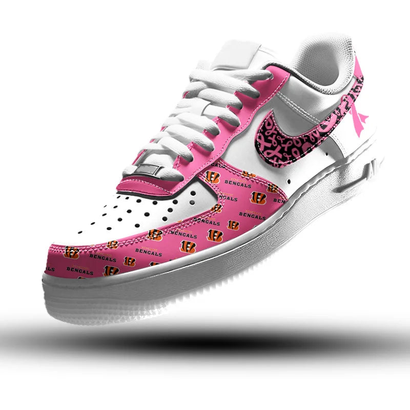 VIRAL EDITION - NEW CUSTOMIZED NFL16 CCB CINCINNATI BENGALS AF1 SNEAKERS