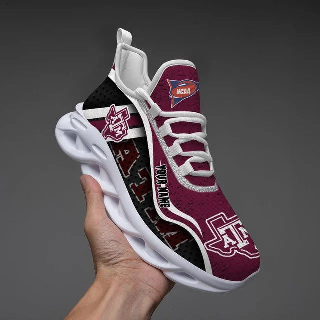 EXCLUSIVE EDITION - NEW CUSTOMIZED NCAA FBS16 TAA TEXAS A&M AGGIES CLUNKY SNEAKERS