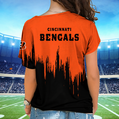 [SPECIAL OFFER] NEW CUSTOMIZED NFL16 CCB CINCINNATI BENGALS SHOULDER SHIRT