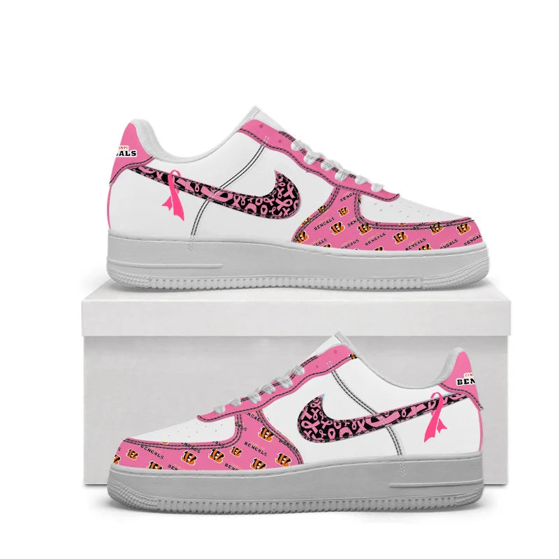 VIRAL EDITION - NEW CUSTOMIZED NFL16 CCB CINCINNATI BENGALS AF1 SNEAKERS
