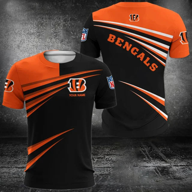 VIRAL EDITION - NEW CUSTOMIZED NFL16 CCB CINCINNATI BENGALS POLO, T-SHIRT & SHORT PANTS SET
