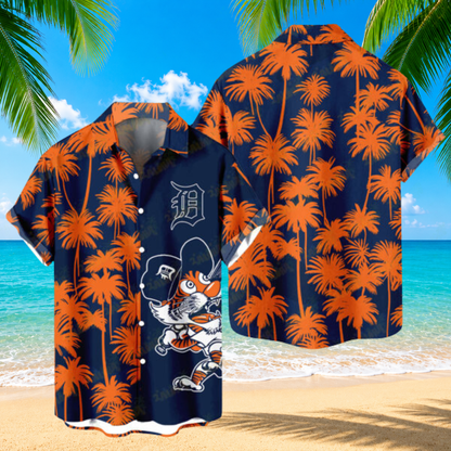 LIMITED EDITION - NEW CUSTOMIZED MLB16 DTS DETROIT TIGERS UNISEX HAWAIIAN SHIRT
