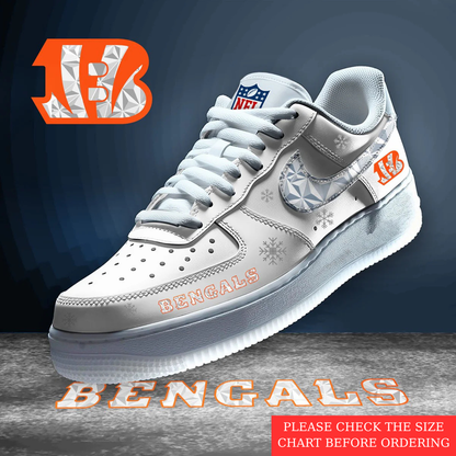 LIMITED EDITION - NEW CUSTOMIZED NFL16 CCB CINCINNATI BENGALS AF1 SHOES