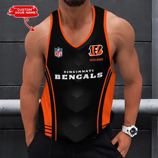 [SPECIAL OFFER] NEW CUSTOMIZED NFL16 CCB CINCINNATI BENGALS UNISEX TANK TOP
