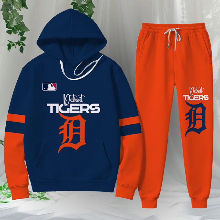 LIMITED EDITION - NEW CUSTOMIZED MLB16 DTS DETROIT TIGERS HOODIE & SWEATPANTS SET