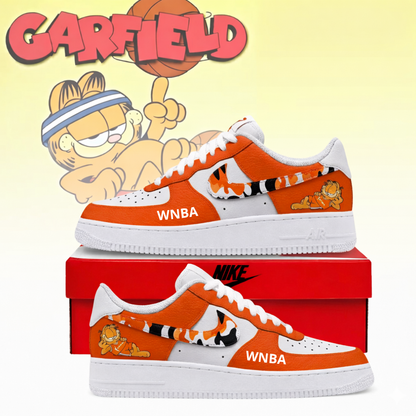 POPULAR NOW - NEW CUSTOMIZED WNBA16 WOMEN'S NATIONAL BASKETBALL ASSOCIATION x GARFIELD AF1 SNEAKERS