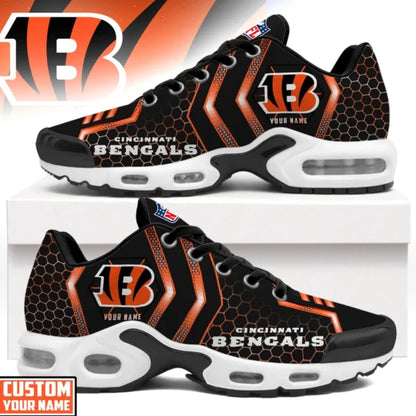[SPECIAL OFFER] NEW CUSTOMIZED NFL16 CCB CINCINNATI BENGALS AIR MAX PLUS SNEAKERS