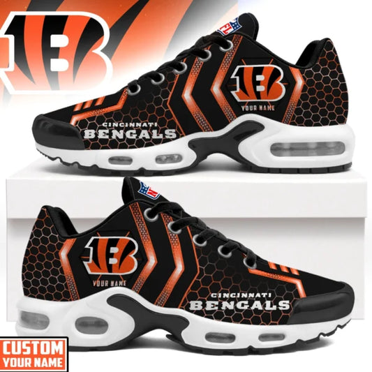 [SPECIAL OFFER] NEW CUSTOMIZED NFL16 CCB CINCINNATI BENGALS AIR MAX PLUS SNEAKERS