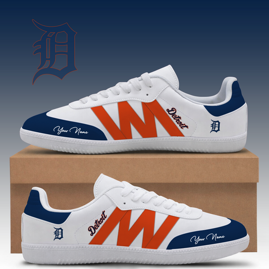 [FLASH SALE] NEW CUSTOMIZED MLB16 DTS DETROIT TIGERS CLASSIC SNEAKERS