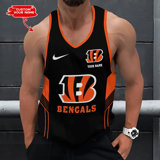 [SPECIAL OFFER] NEW CUSTOMIZED NFL16 CCB CINCINNATI BENGALS UNISEX TANK TOP