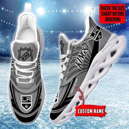 [SUPER SALE] NEW CUSTOMIZED NHL16 LAK LOS ANGELES KINGS CLUNKY SNEAKERS