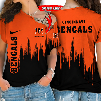 [SPECIAL OFFER] NEW CUSTOMIZED NFL16 CCB CINCINNATI BENGALS SHOULDER SHIRT