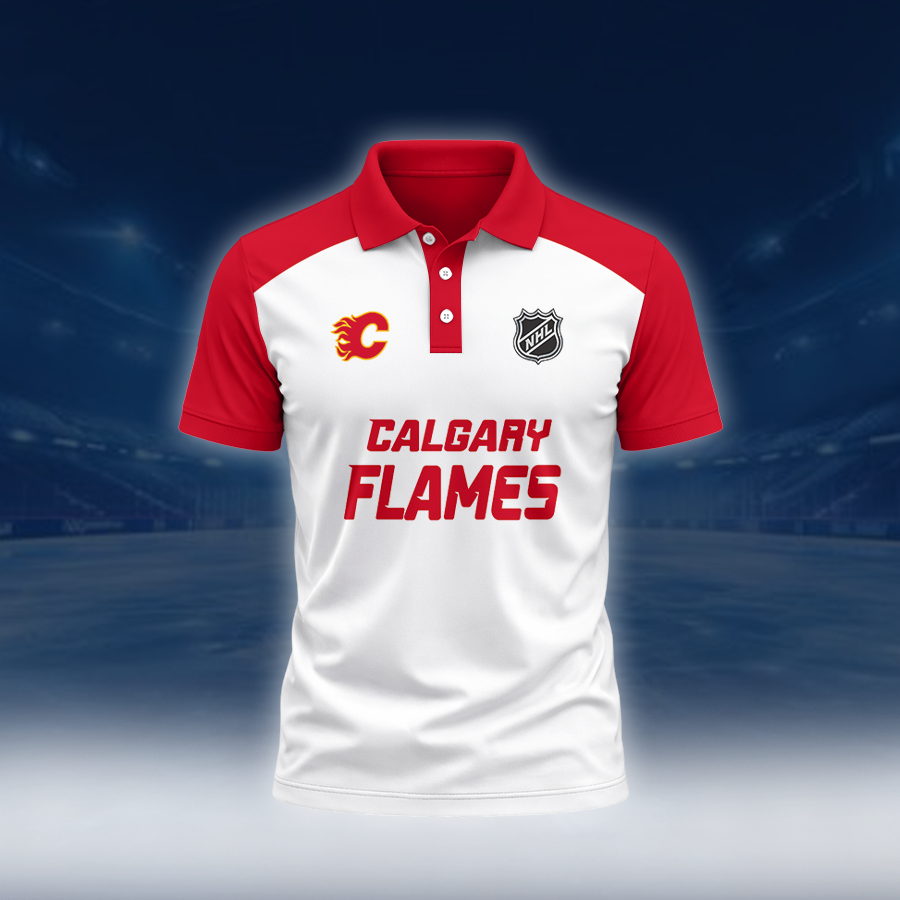 LIMITED EDITION - NEW CUSTOMIZED NHL17 CGF CALGARY FLAMES UNISEX T-SHIRT, POLO, HOODIE & SWEASHIRTS